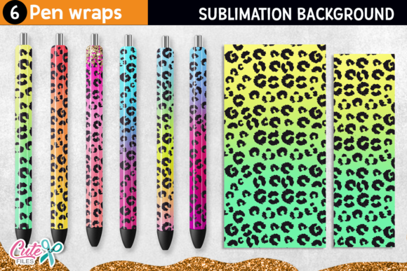 Download Leopard Pen Wraps Sublimation Designs - Premium Resources