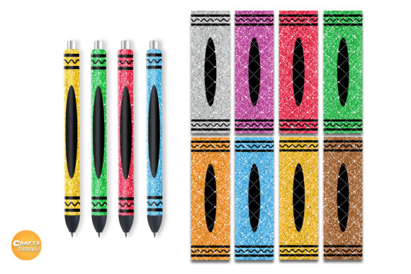 Download Pen Wrap Crayon Glitter Bundle - Premium Bundle