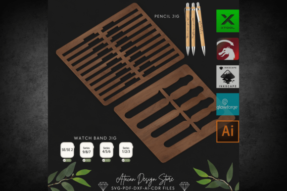 Download Laser Cut Pen &amp; Watch Band Jigs - Premium Resources